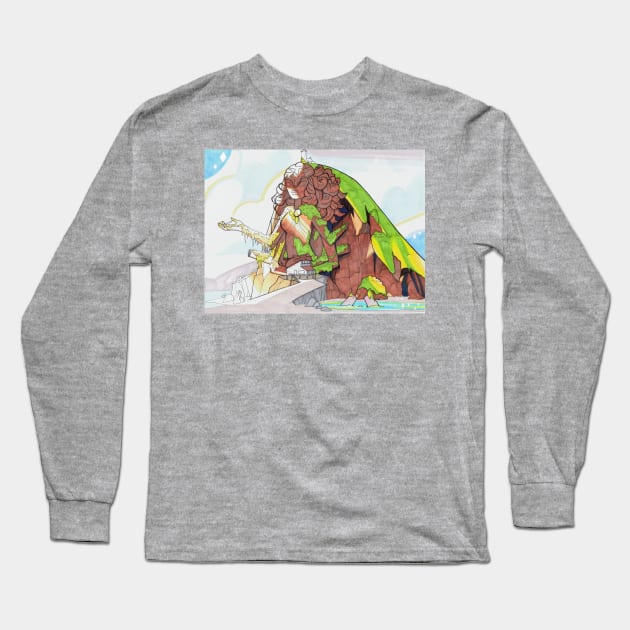 Obsidian Temple Long Sleeve T-Shirt by aliyahart